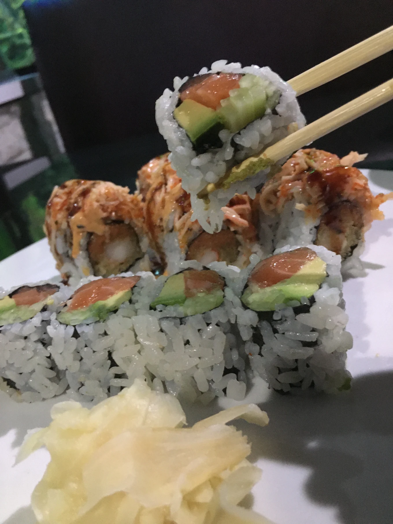 Wild Ginger III salmon avocado