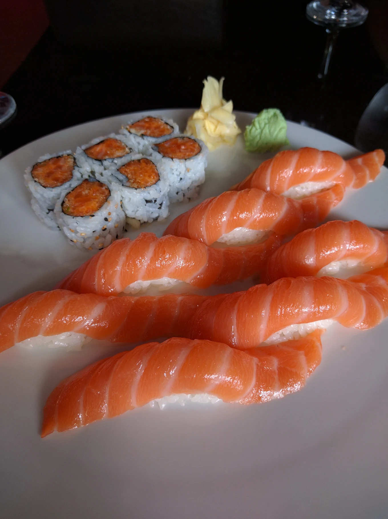 Wild Ginger III salmon platter